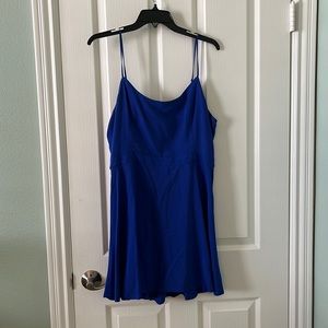 Blue American Eagle dress with cutout back size L